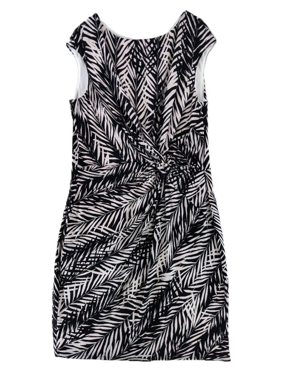 LRL Ralph Lauren Dress Womens Size 16 Sheath Boatneck Floral Black Ivory New NWT